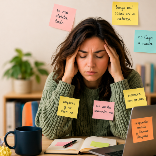 TDAH en adultos: señales que se confunden con estrés o ansiedad